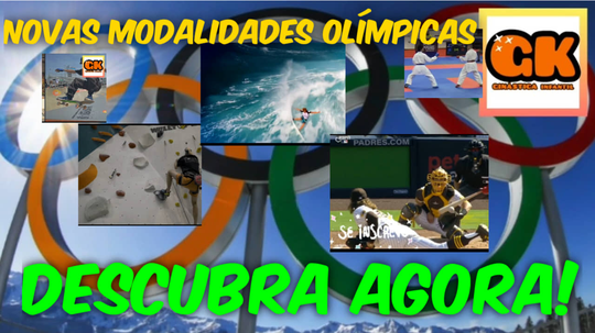 5 NOVAS MODALIDADES OLÍMPICAS